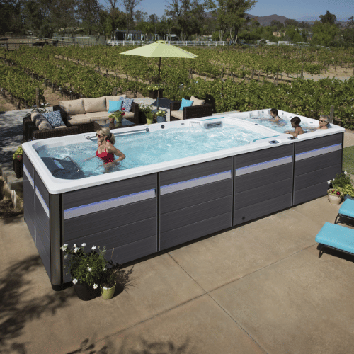 Swim Spa Fitness in Action